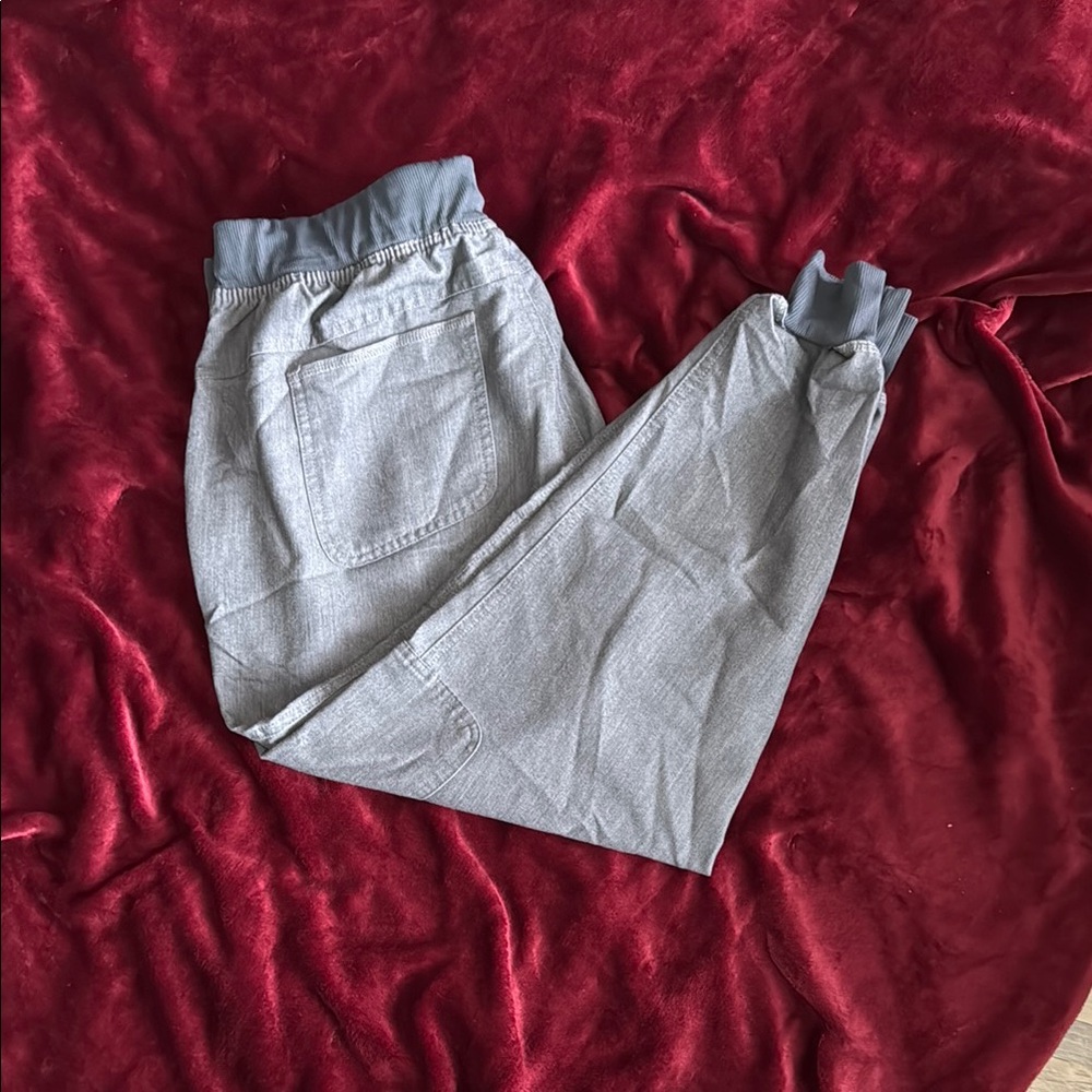Med Couture Gray Jogger Pants